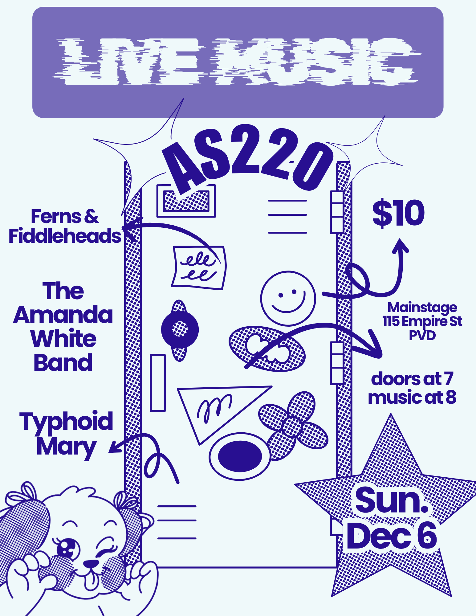 Ferns & Fiddleheads + The Amanda White Band + Typhoid Mary