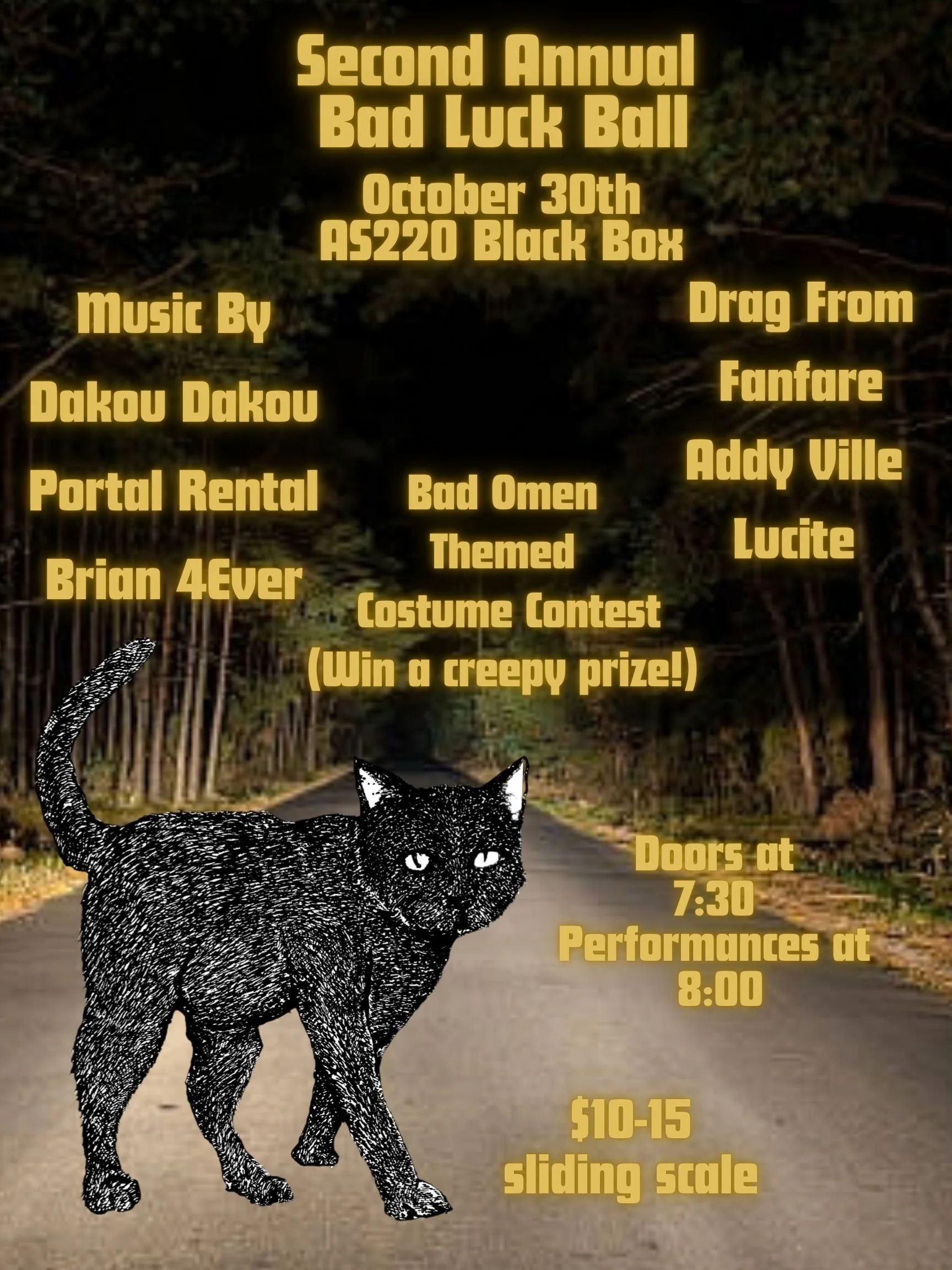 Second Annual BAD LUCK BALL! 