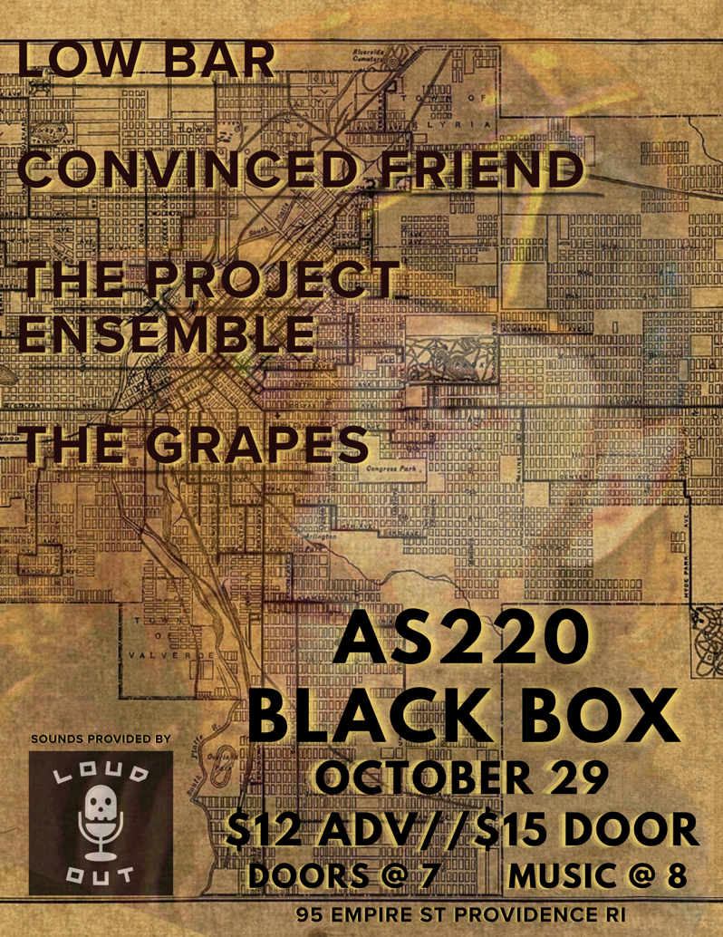 Low Bar + Convinced Friend + The Project Ensemble + The Grapes