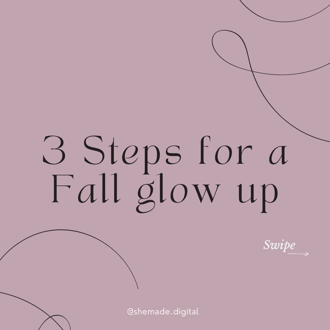 No better time to take steps to improve your life! What are you adding to your fall glow up?
.
.
.
#fallvibes #browngirlbloggers #glowup #selfcare #selflove #blog #growthmindset #girlboss #bossbabe #blackgirlmagic #collegestudent #earlyadulthood #adu