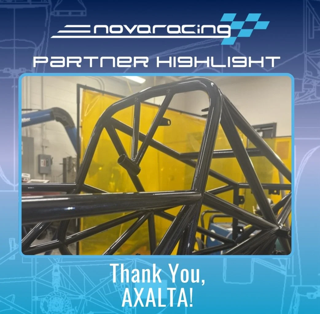 Proud to highlight Axalta Coating Systems for their support of NovaRacing FSAE ⚡️🏁

Axalta plays a key role in bringing our car to life by painting our frame by providing a high-quality, durable finish that protects the structure while giving it a c