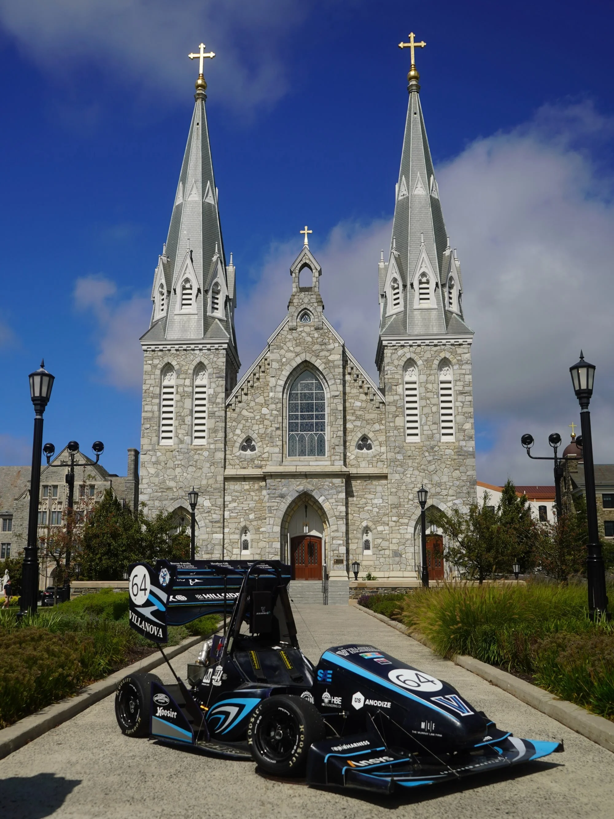 Built by students, powered by the Villanova community.🏎️💙
 
NovaRacing, Villanova&rsquo;s Formula SAE Team, is dedicated to turning classroom learning into hands-on experience by designing and building a formula-style racecar each year. From design