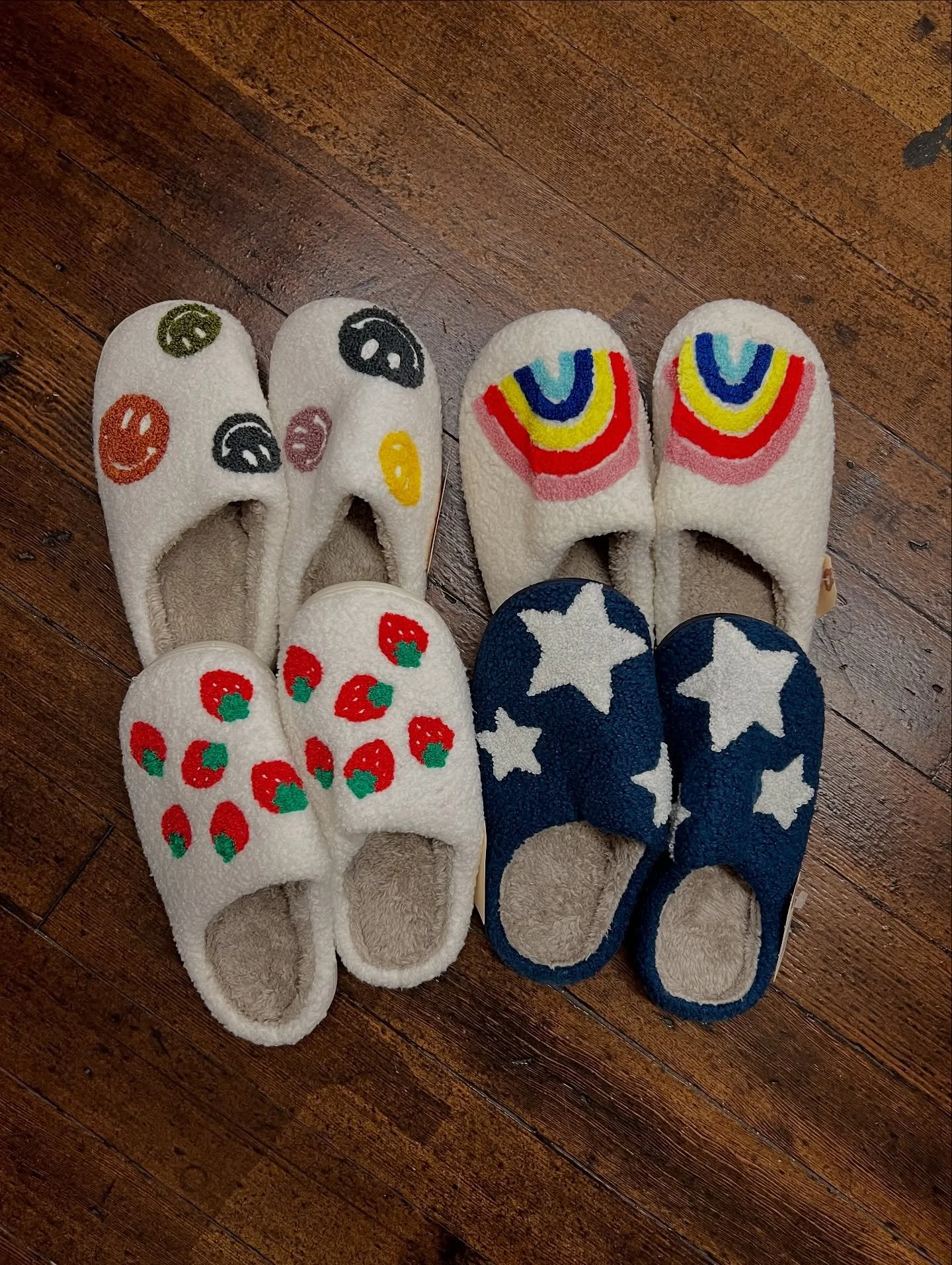 Slippers are back in stock! Shop these styles and more, great for gifts! 🎁