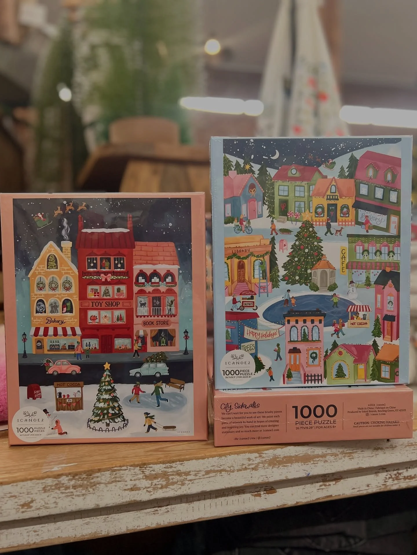 Need gift ideas? Check out our holiday puzzles! Come shop today 🎁⭐️