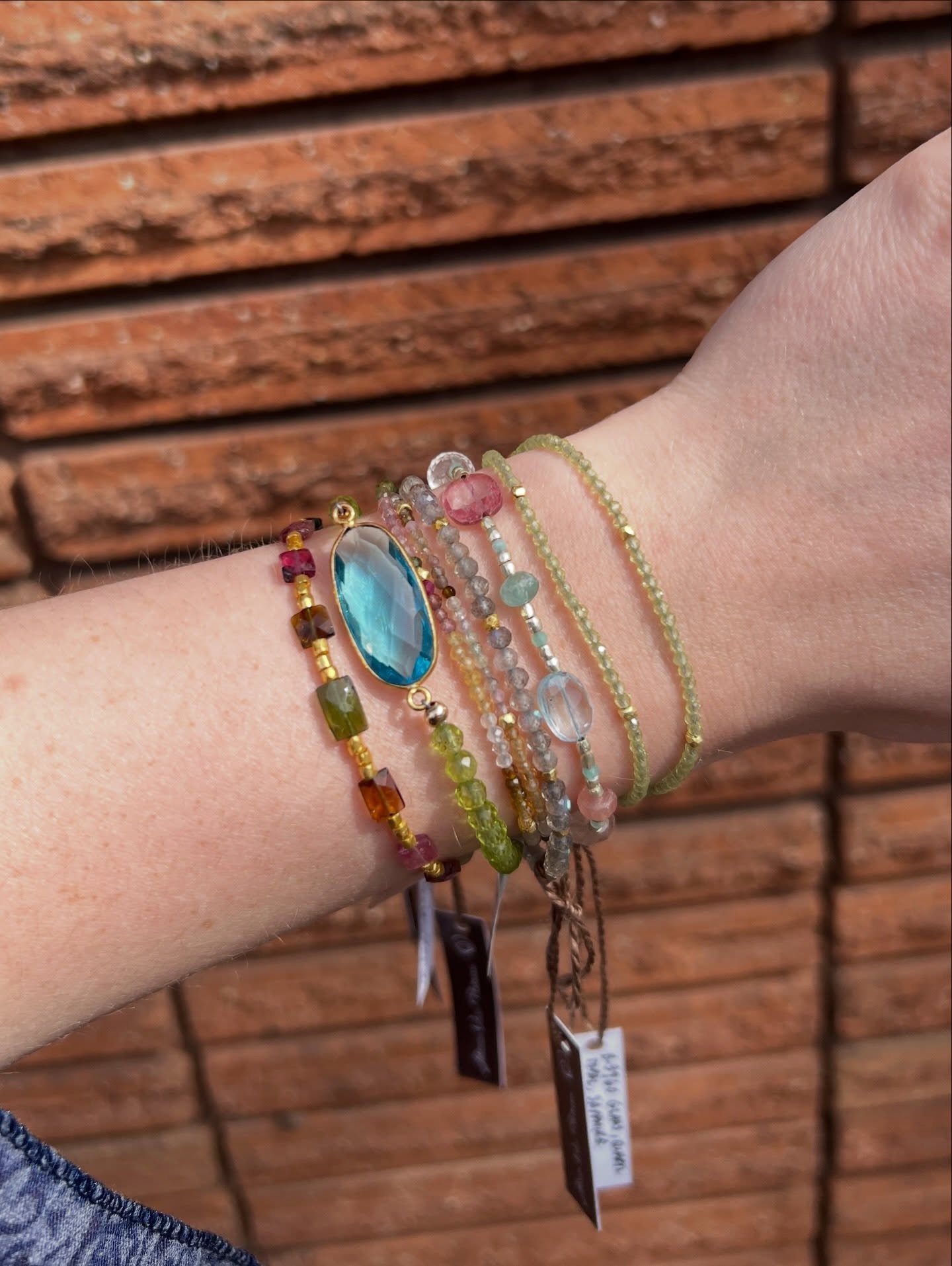 Just in! @avfjewelry's latest collection has arrived, featuring gorgeous bracelets, necklaces, and earrings! 💚🩷🧡