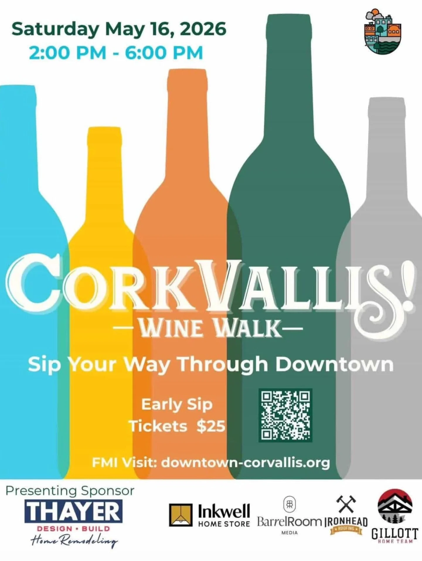 Hey Restyle crew! We're super excited to announce that we'll be part of the CorkVallis Wine Walk on May 16th! Stay tuned for our food and drink lineup! Can't wait to see you there! 🍷🍾