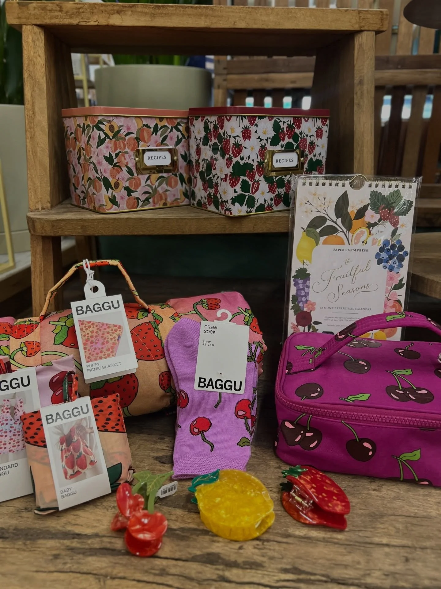 What we&rsquo;re currently loving: Fruit Prints! 🍓🍑🍒🍋

We&rsquo;re open 7 days a week!
Weekdays: 10am-6pm
Weekends: 10am-5pm