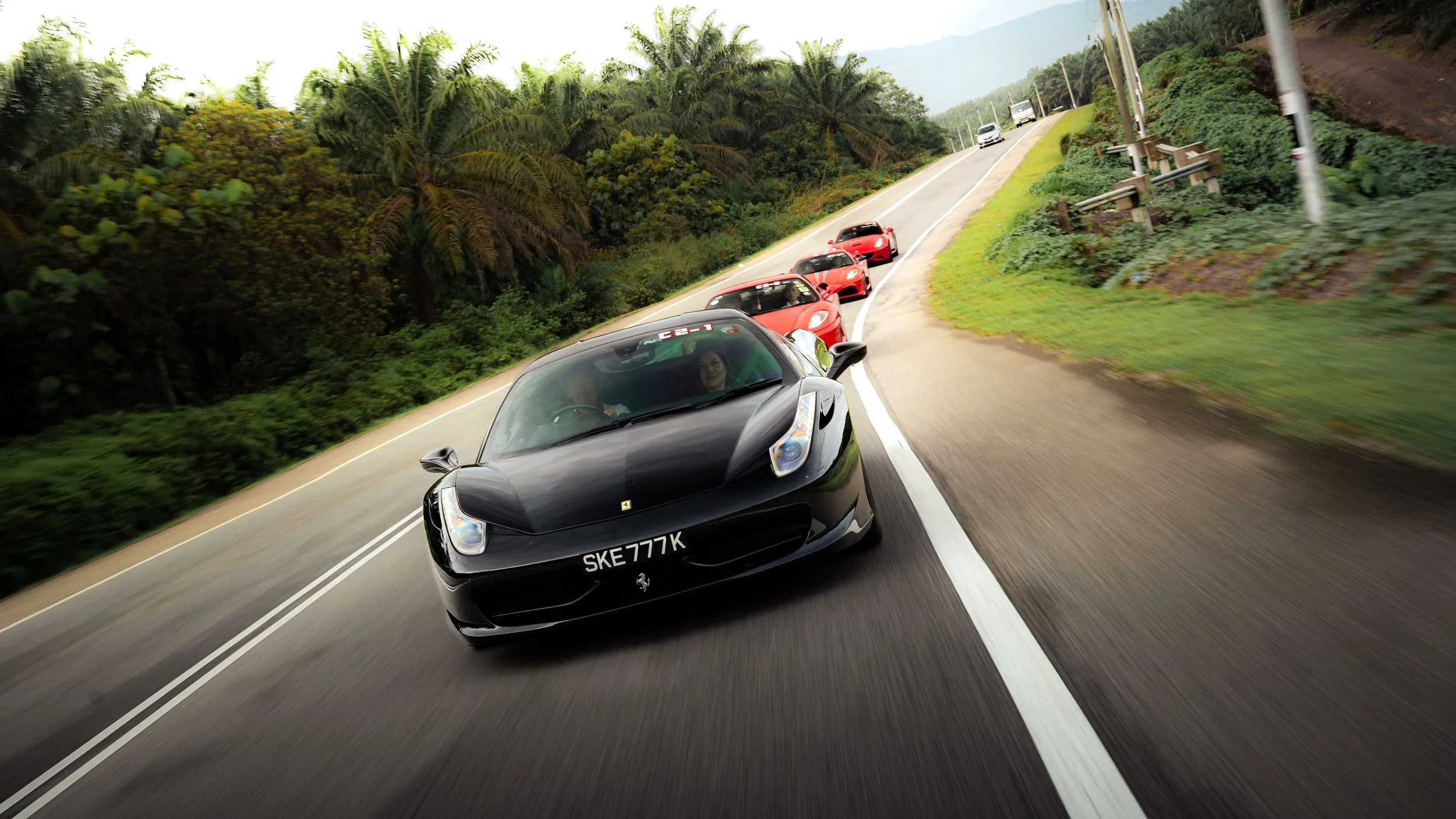 Automotive lifestyle event photography by Han Yang Tay Photography, capturing Ferrari Owners Club Singapore during an overseas drive.