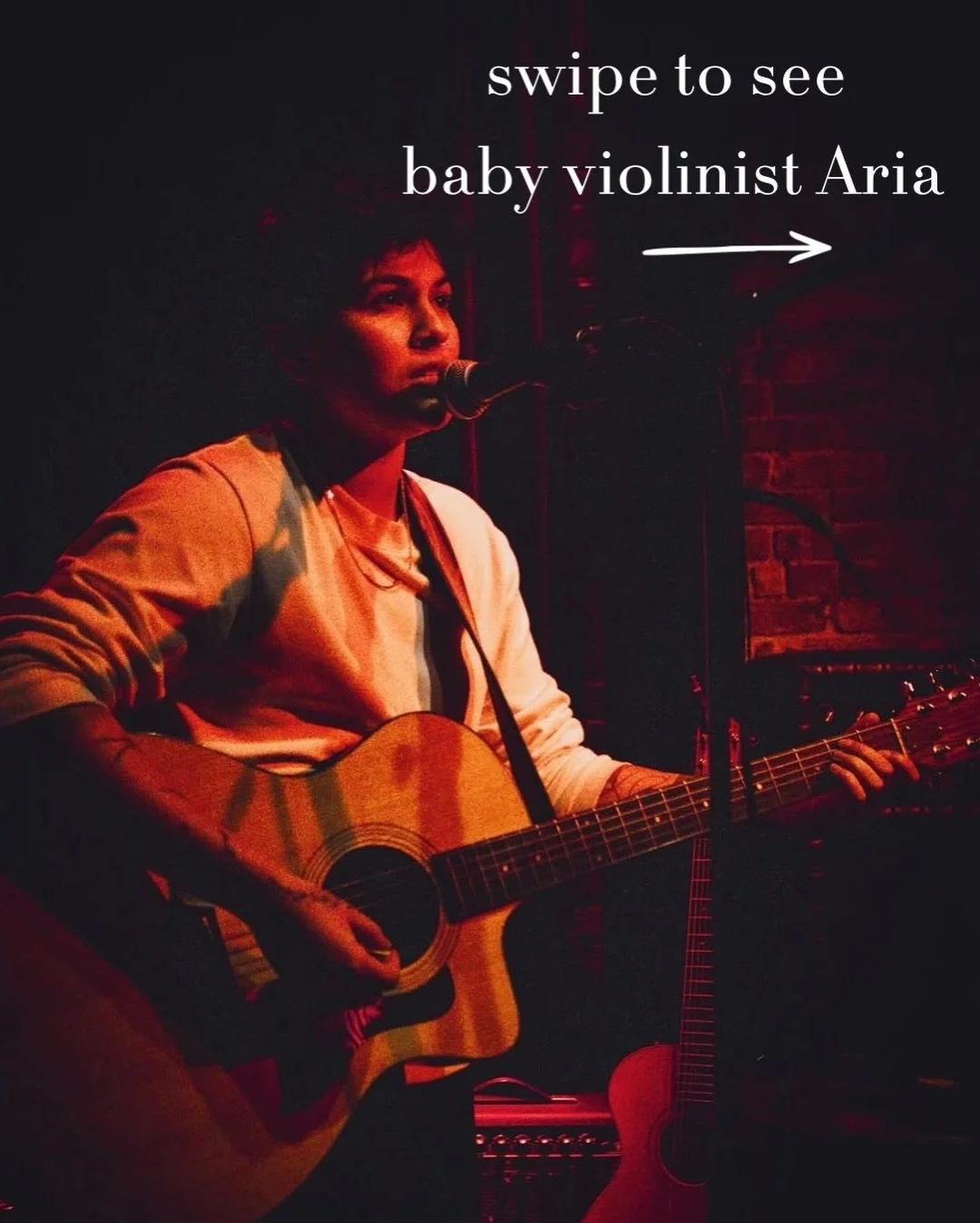 swipe to see baby Aria&rsquo;s music beginnings!! 

emily spins it episode with Aria out on all platforms