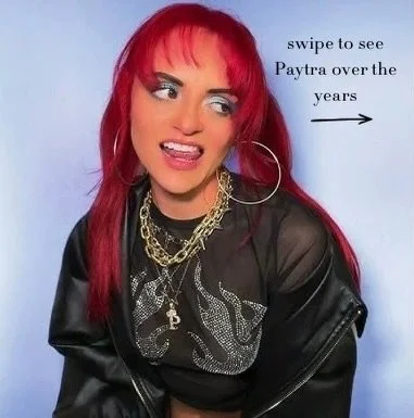 swipe for Paytra&rsquo;s style evolution!! 

listen to our episode of emily spins it, out now