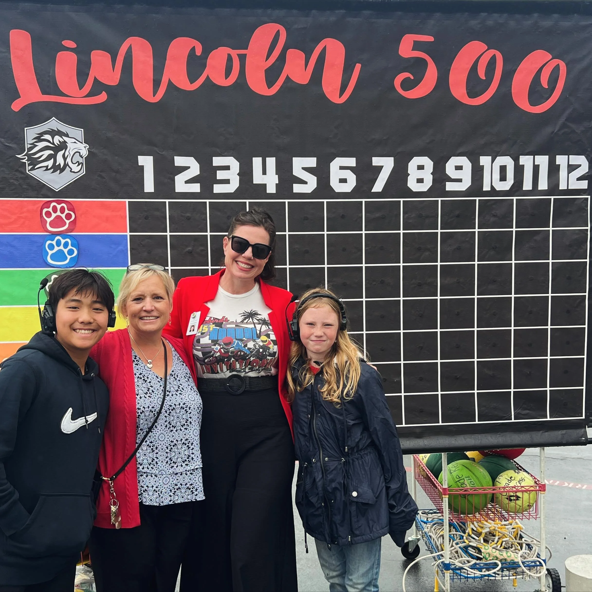 Could not have had more fun at the Lincoln 500 and watching their seniors accept their well@earned scholarships. Thank you @abrahamlincolnlions for the rainy welcome!!