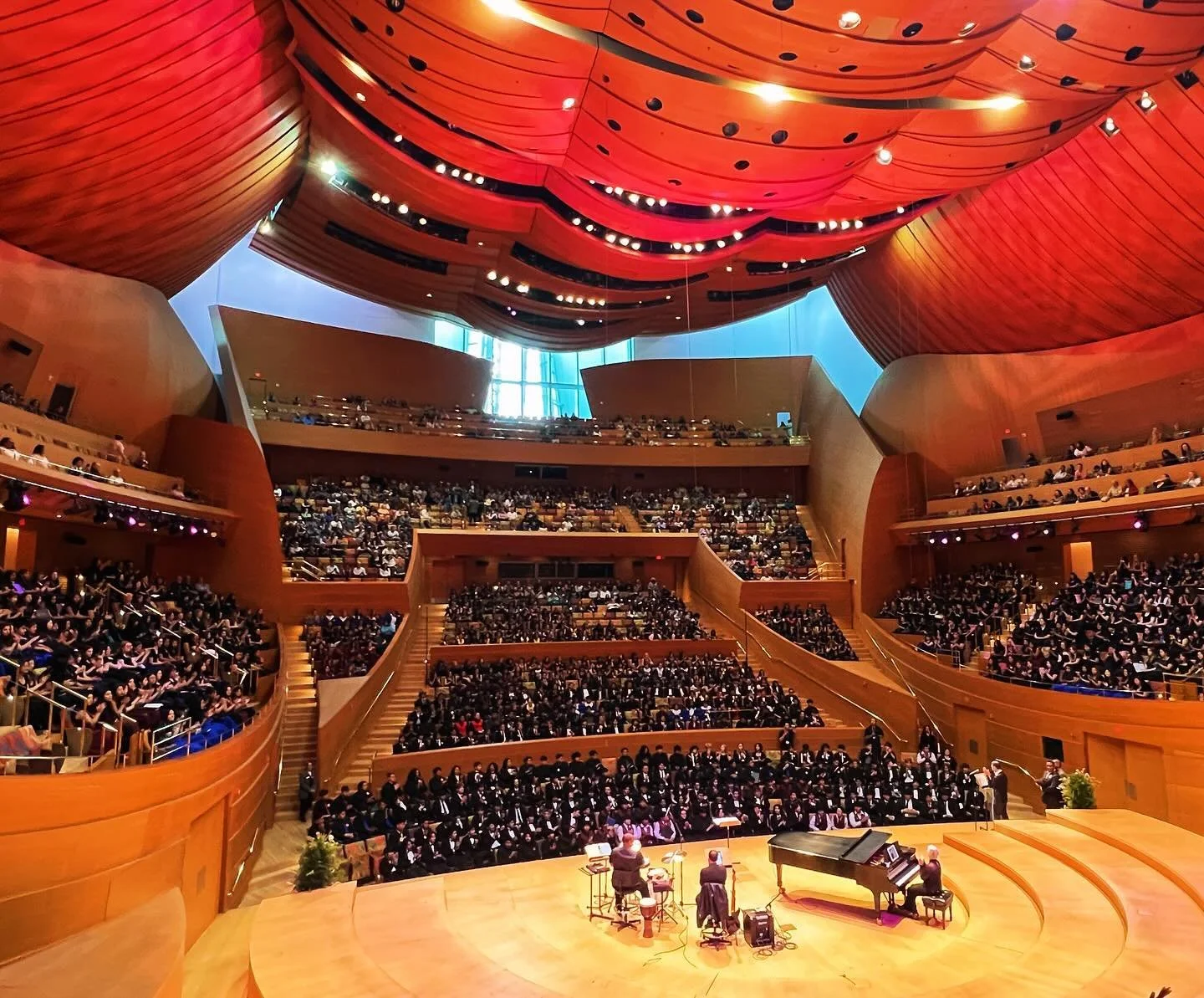 @crescentavalleyhs and @hoovertornados represented today at the Disney Concert Hall - what a wonderful performance by all the high schools that participated!!