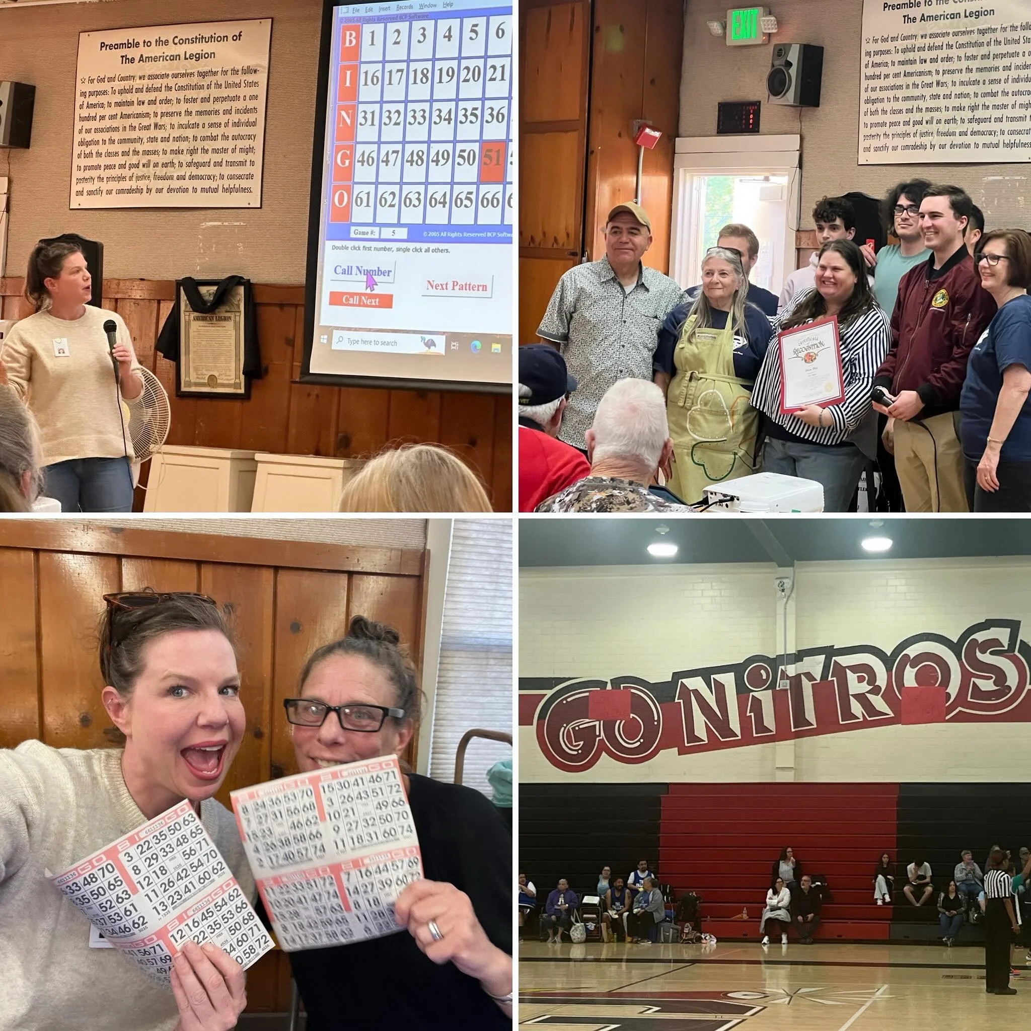 What a fun Saturday in our community. From taking Zeke to watch some of the greater Glendale Special Olympics @glendale_high_nitros to helping support Prom Plus and even getting to call my first Bingo game!!