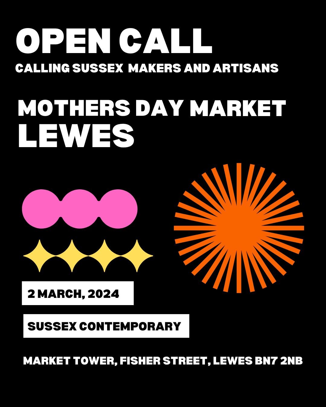 OPEN CALL
Calling Sussex makers and artisans.

Jo is very chuffed to be managing and curating a regular artists and makers market alongside Lewes Food Market CIC, held at the MARKET TOWER a beautiful historic building in the centre of Lewes.

Kicking