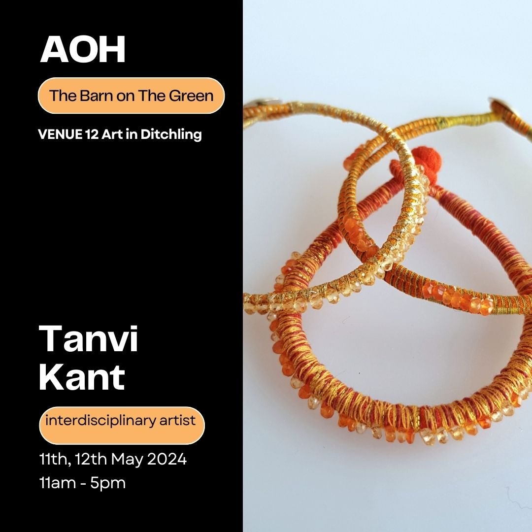 Introducing @tanvikant  an amazing interdisciplinary artist based in Hastings, Sussex, UK.

Tanvi has practiced elemental hand techniques for over 15 years, repurposing reclaimed textiles, and creating jewellery, participatory installations, collage,