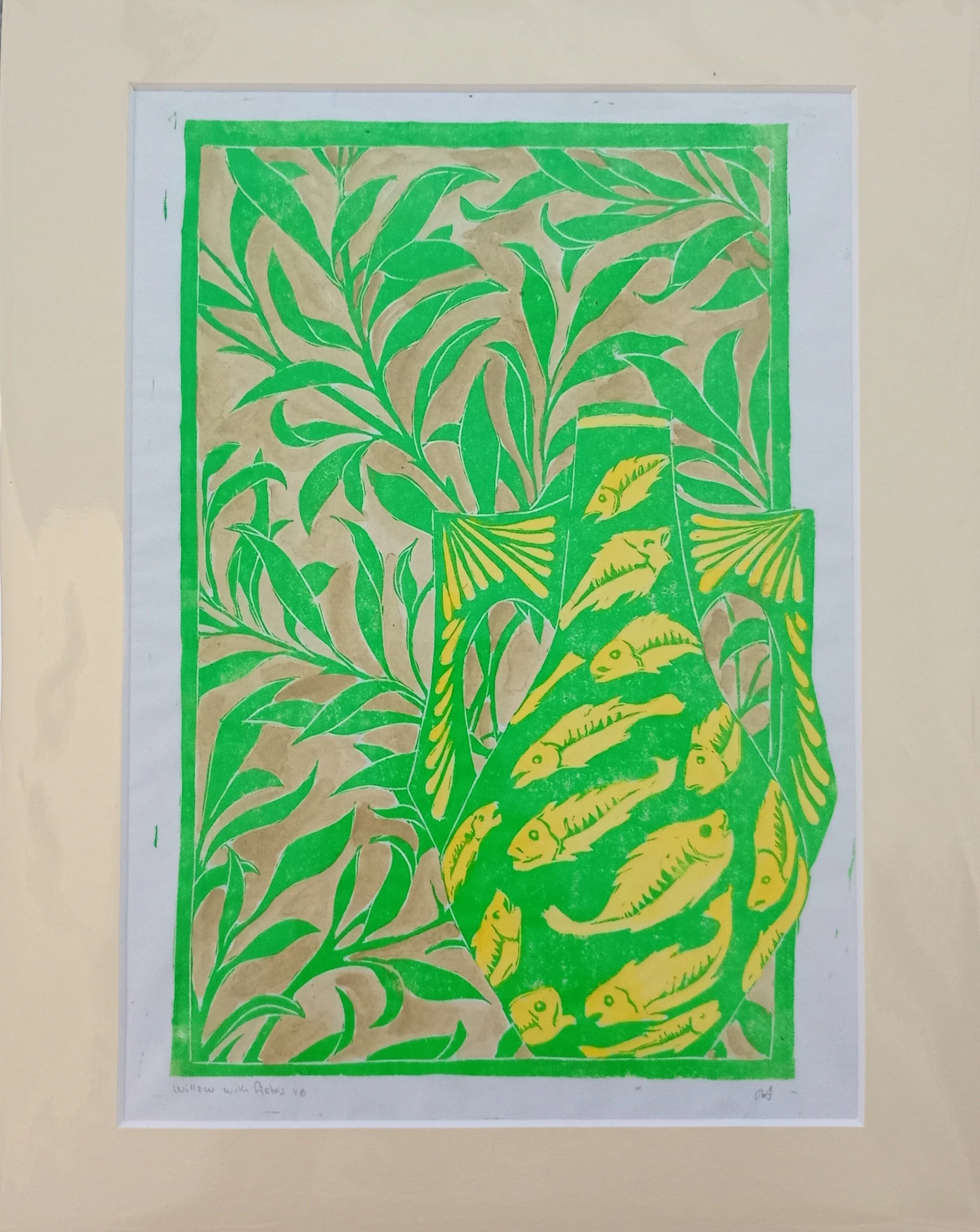 87. Willow with Fish by Pamela Atwell