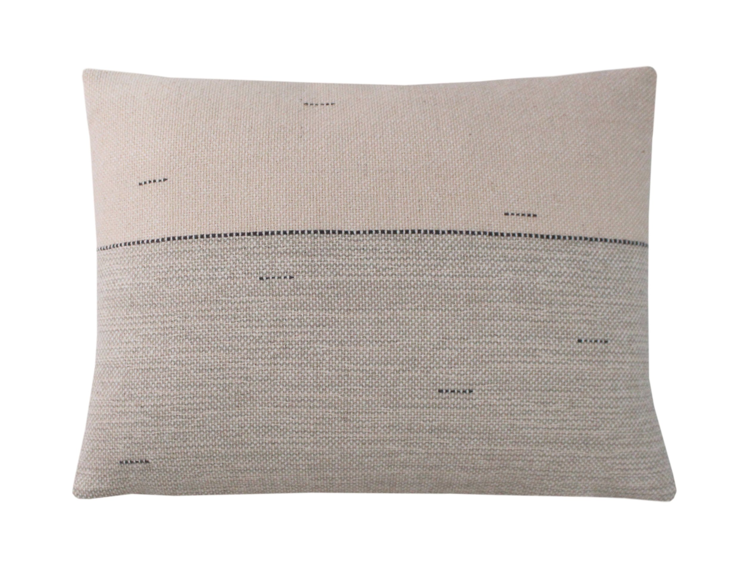 12. Rosa Glauca Handwoven Cushion by Emily Mackey