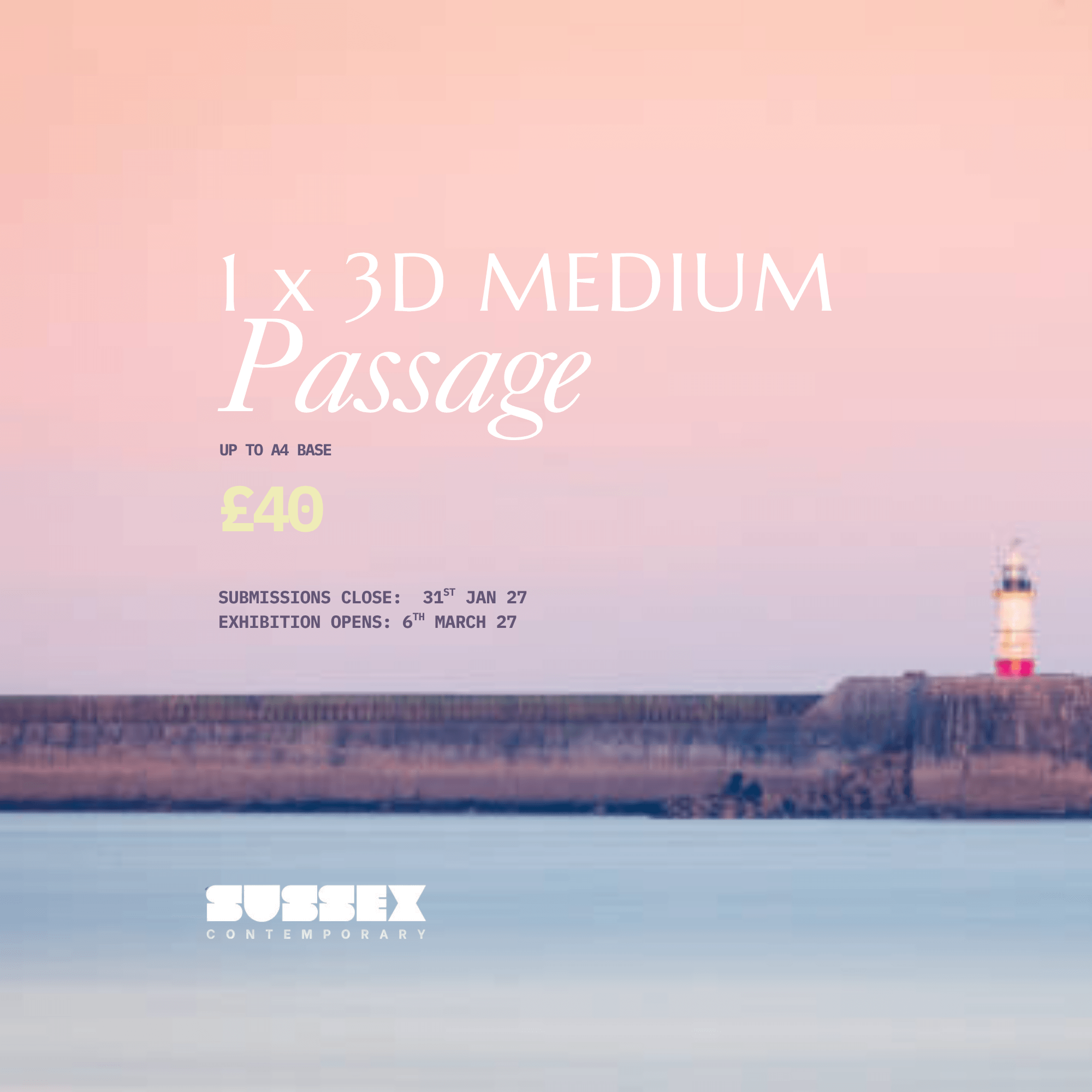 Medium Entry (3D) Passage £40