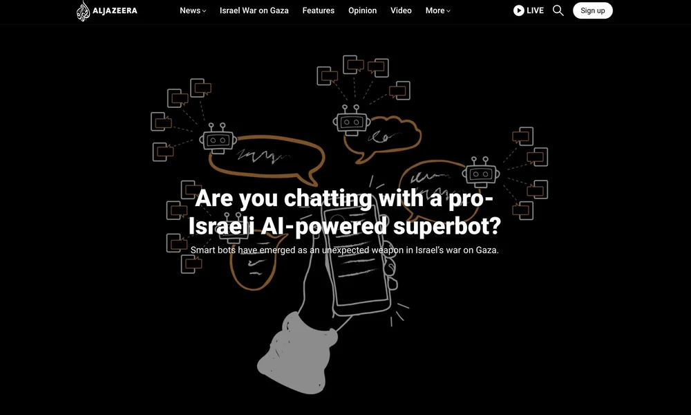 Are you chatting with a pro-Israeli AI-powered superbot? — Al Jazeera