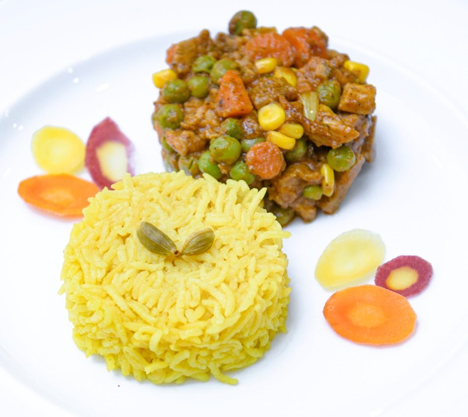 Mama's Chicken Dama with Turmeric Rice