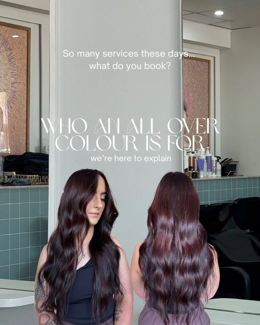 So many services to choose from, it&rsquo;s hard to know which one is for you

Here is a lil info on one of our services (as we slowly breakdown them all)

If your ever unsure what service to book, always feel free to DM us with your current hair col