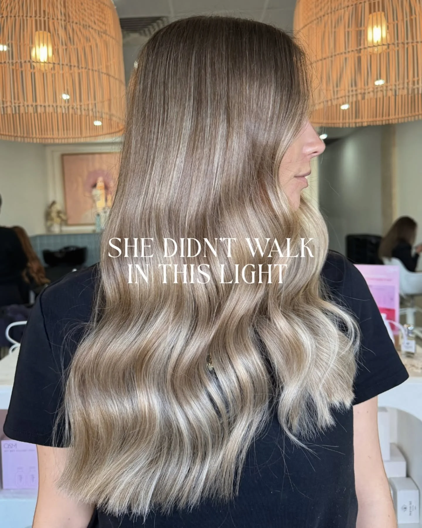 A transformation and a half, and one that will remain a fav 💌

Our talented @chelsladylox showing off her skills, turning our beautiful client&rsquo;s hair from dark brown with old foiling, to this DREAMY lived-in dimensional blonde balayage 

Not e