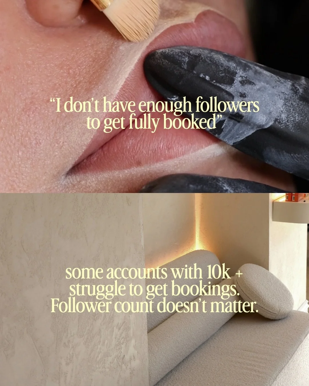 These sneaky thoughts are what stops you from gaining clients. 

Just quietly, I think a lot of these thoughts stem from looking at socials&hellip; Sometimes I think the worse thing we can do is scroll on instagram and look at others in the industry 