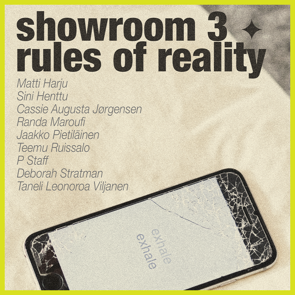 Remi Vesala – showroom 3: rules of reality