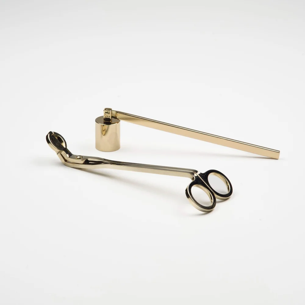 Ester & Erik - glanzend rosé goud - candle holder M