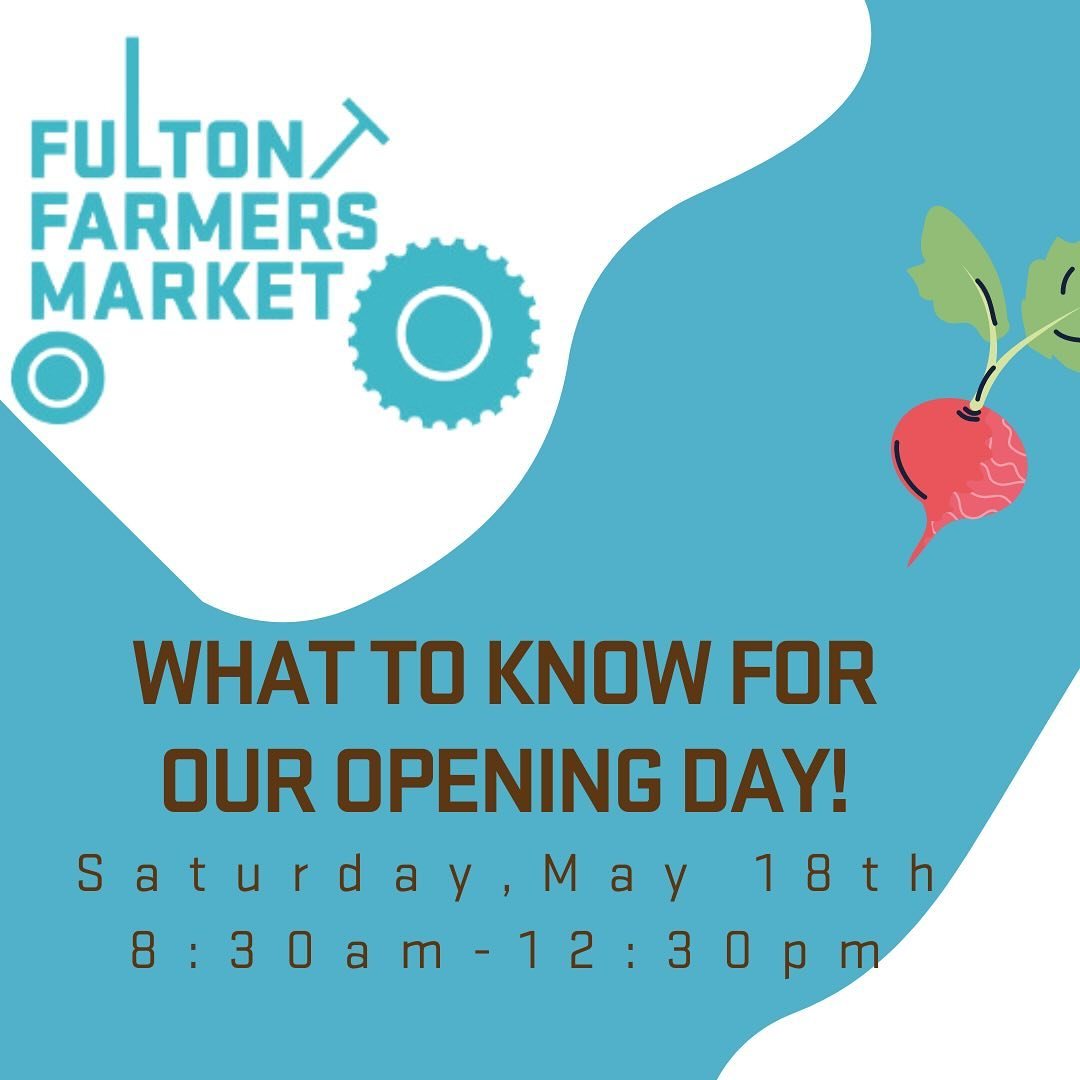 🌟 Get ready, neighbors! 🌽🍅 Opening Day for the Fulton&rsquo;s Farmers Market is just around the corner, happening this Saturday, May 18th! 🎉 Join us for a vibrant celebration of local produce and community spirit. But that&rsquo;s not all! Swipe 