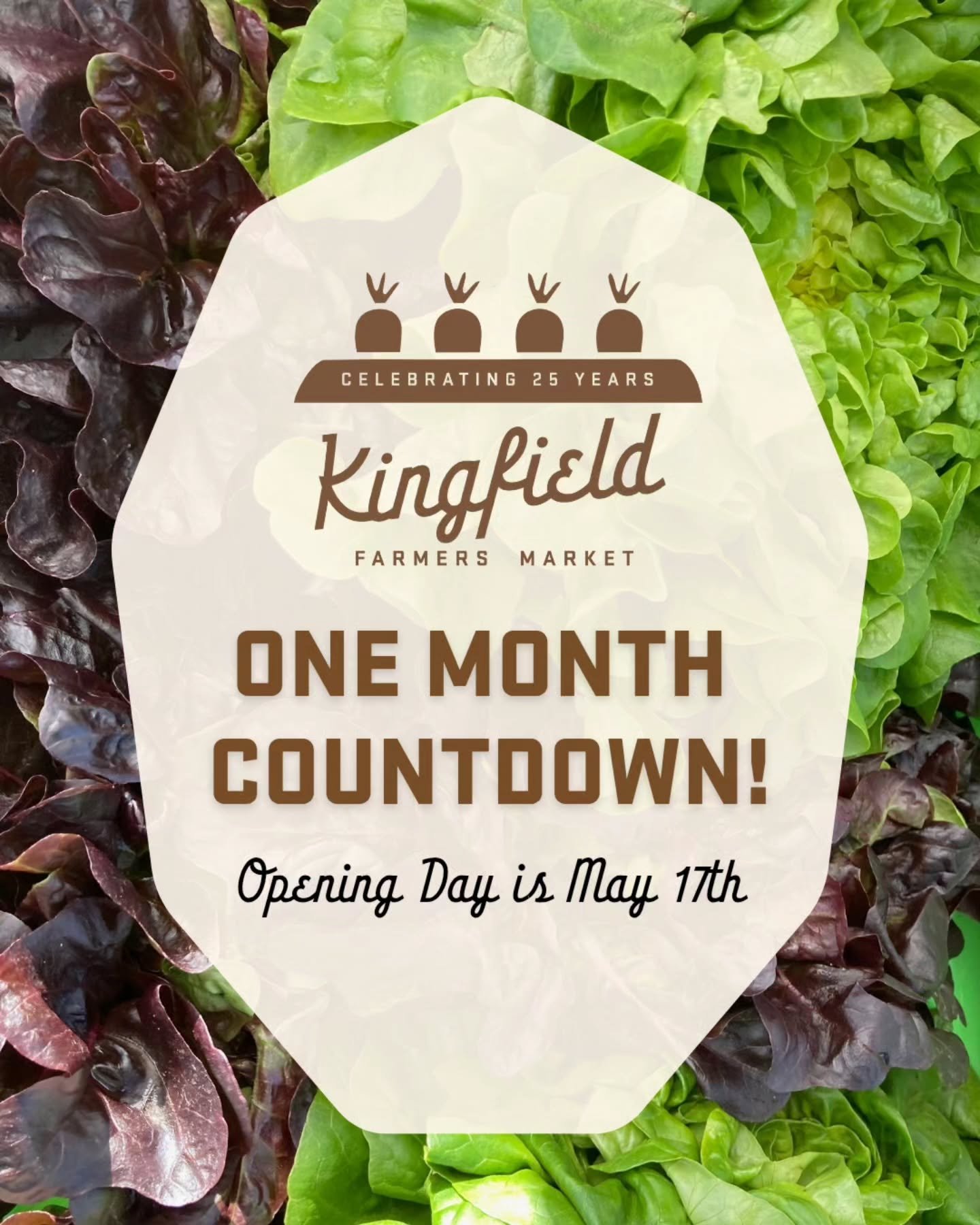 The first day of Kingfield Farmers&rsquo; Market's 25th season is just one month away! 🎉🥬 With a great mix of vendors, live music, and a park next door, Kingfield Market has been a neighborhood staple for a quarter-century. 

Do you love Kingfield?