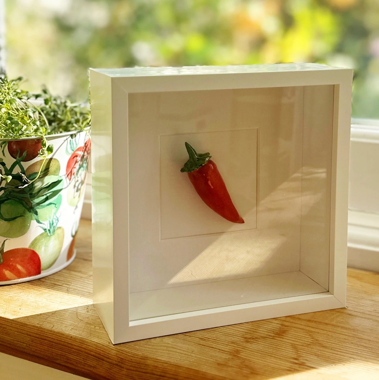 Ceramic Wall Art: Red Chilli