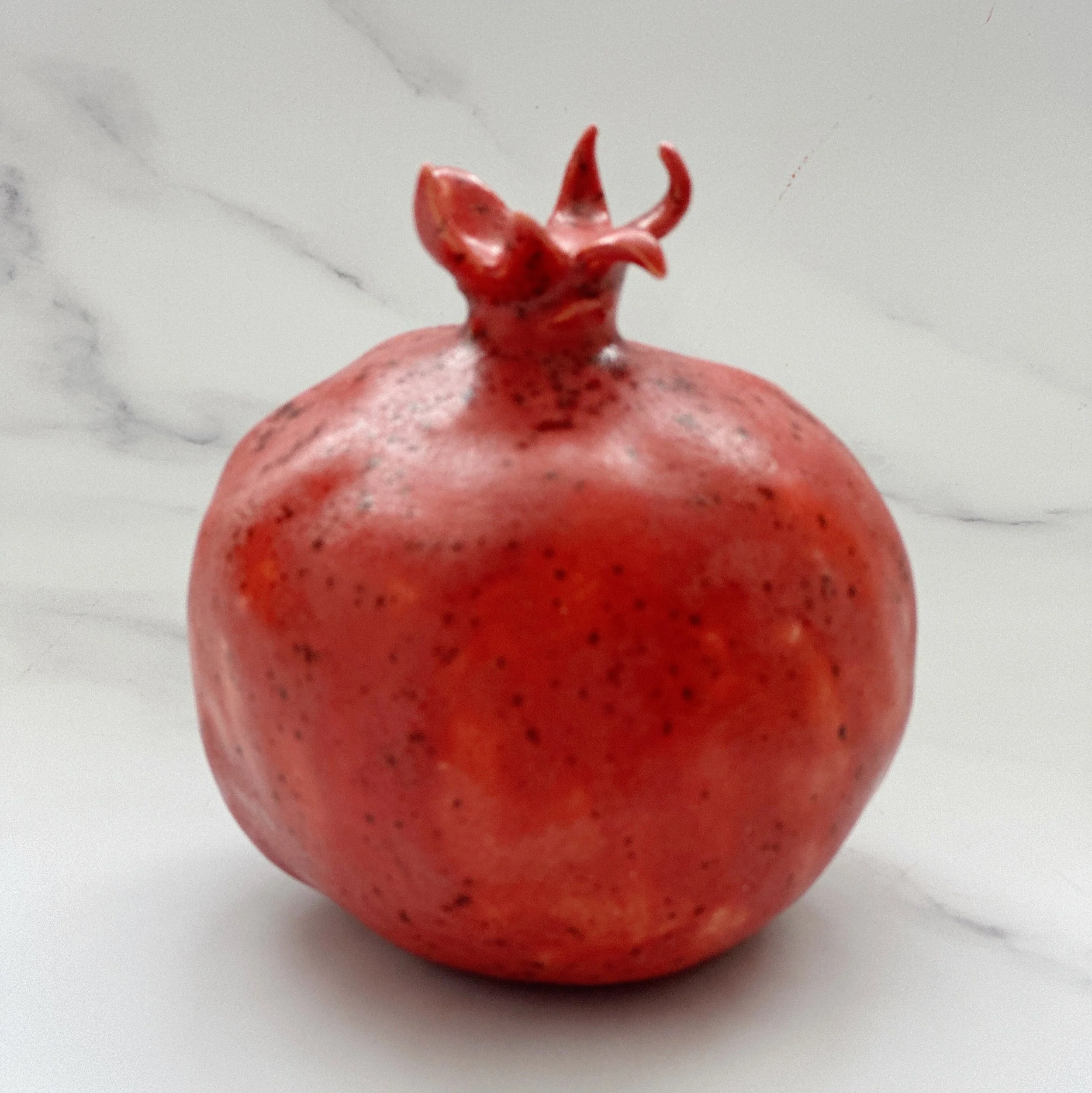 handmade ceramic pomegranate - home decor accessories