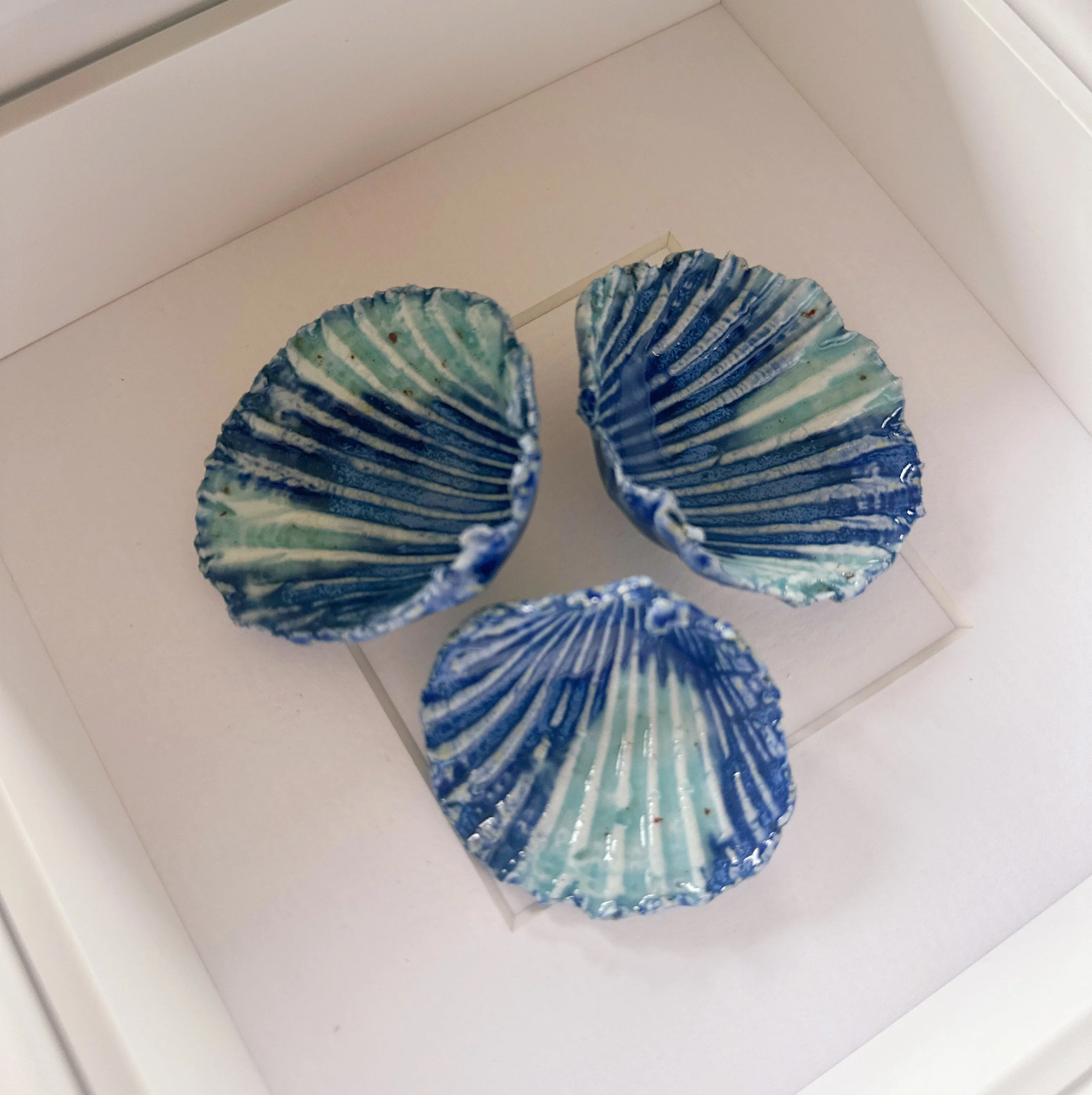 beach art, coastal wall art, shell wall art