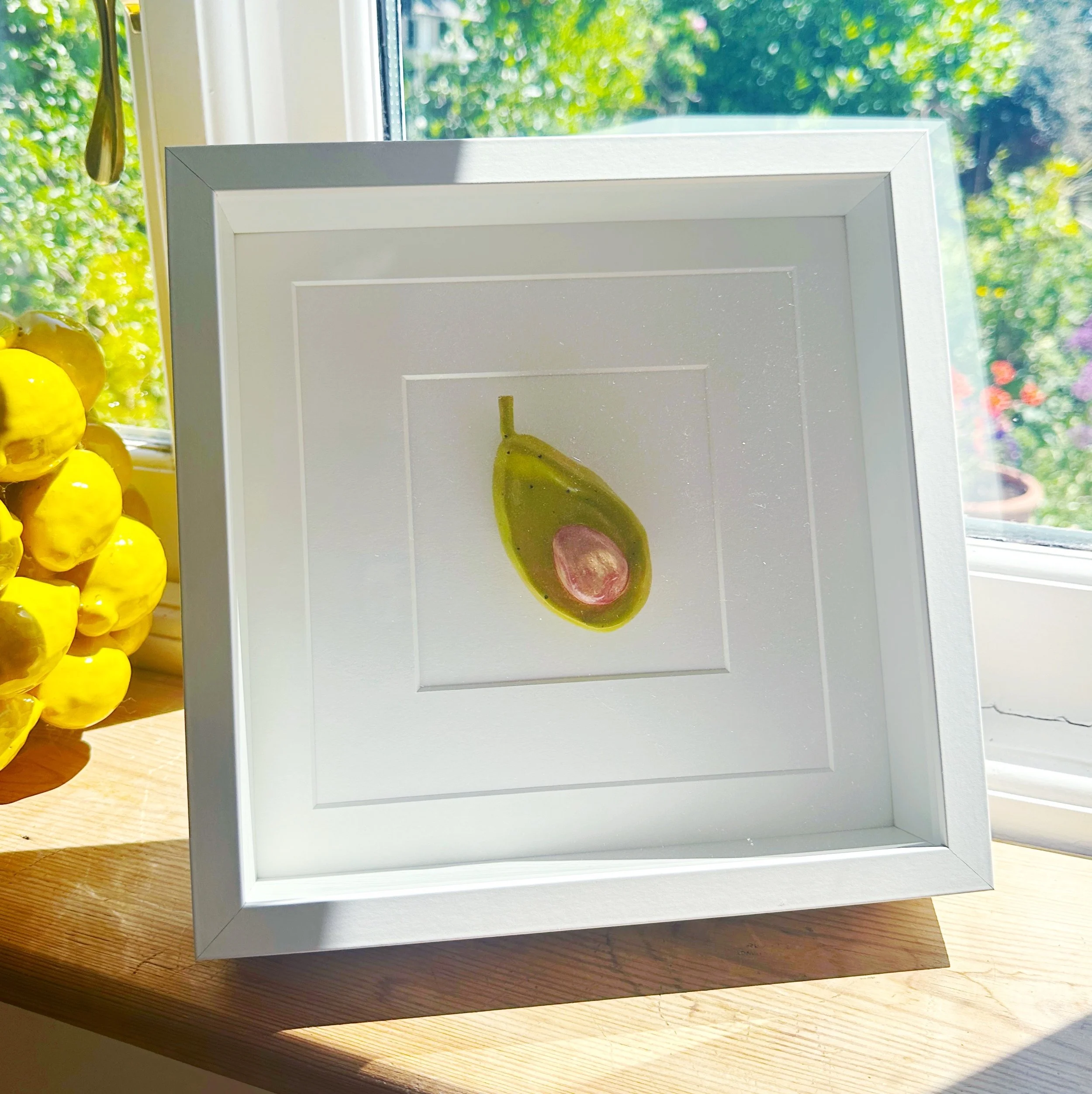 Ceramic Wall Art: Avocado