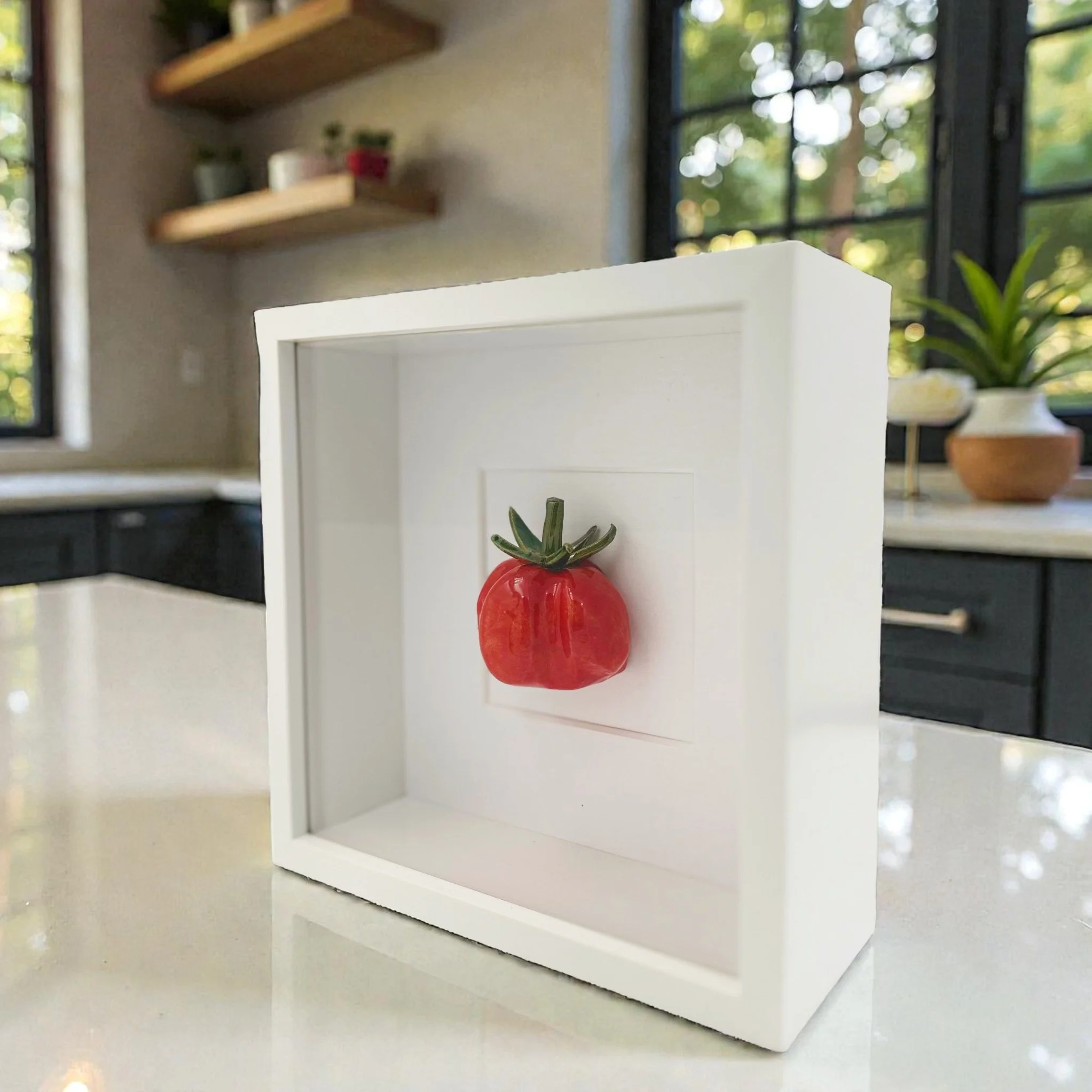 Ceramic Wall Art: Red Tomato