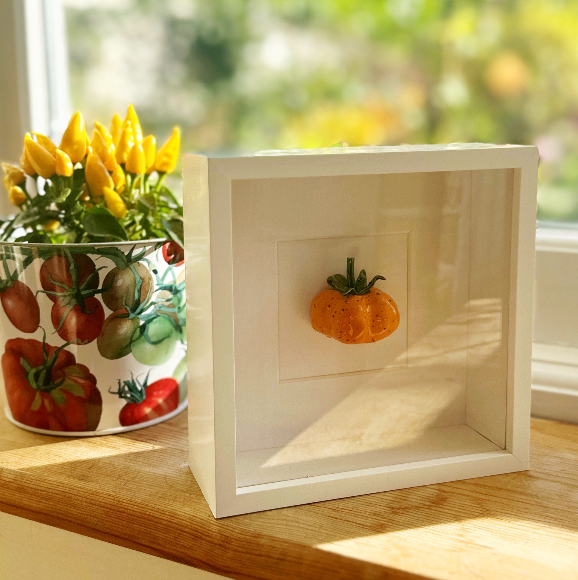 Ceramic Wall Art: Yellow Tomato