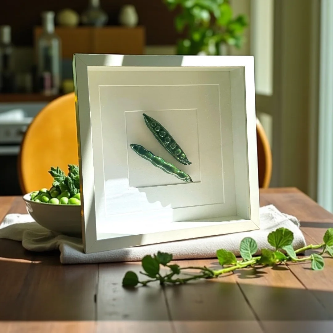 ceramic kitchen wall art - pea pods 2.jpg