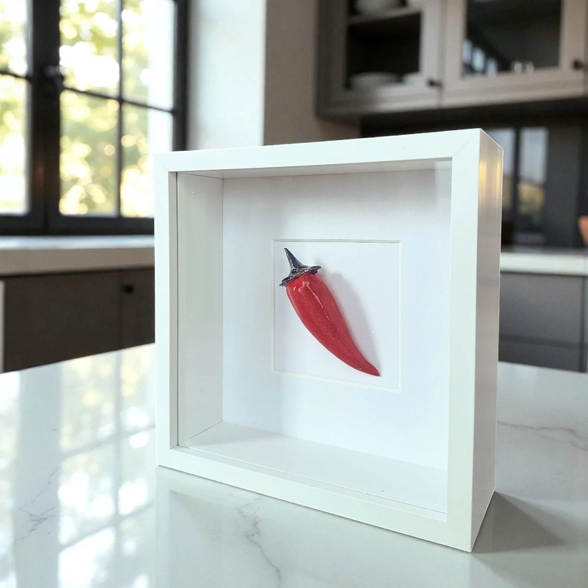 Ceramic Wall Art: Red Chilli