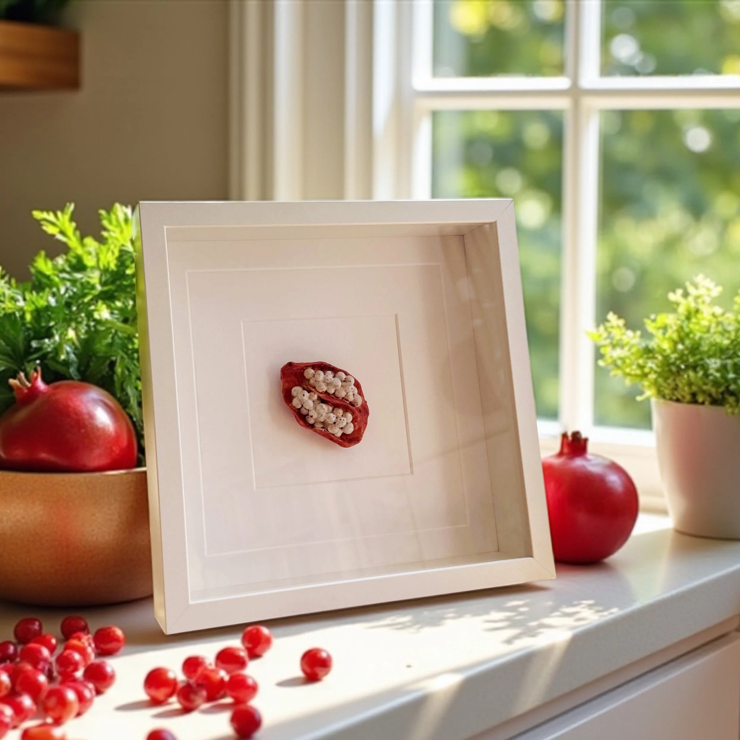 ceramic kitchen wall art - pomegranate 2.jpg