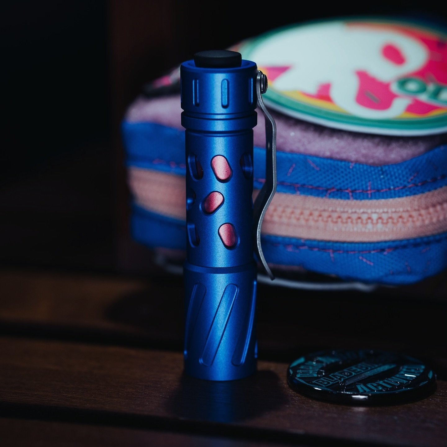 🚨 Your Ultimate EDC Just Got Sweeter! 🍩

BLACK FRIDAY SALE CODE: BF25

🔦 Flashlight Features:
	&bull;	Compact &amp; Powerful: 550 Lumens packed into a 3.35&rdquo; frame!
	&bull;	Durable Design: Blue anodized aluminum body with a pink tube (customi