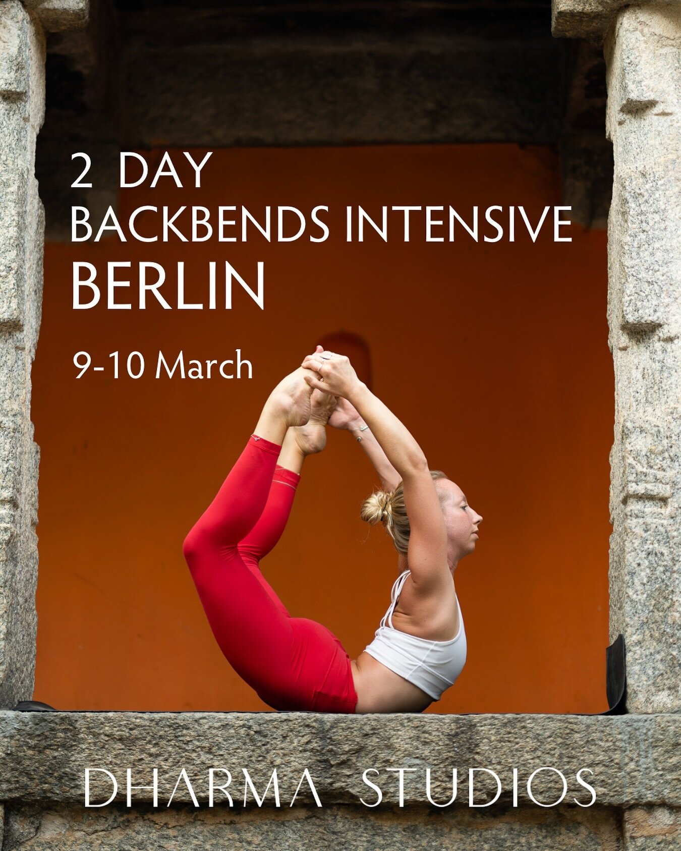 It look me ages to find time for this, but FINALLY I'll be teaching my signature Backbending intensive in Berlin 🤩 I've been teaching these workshops mainly abroad, but I'm very much looking forward to offer them at &quot;home&quot; again. This time