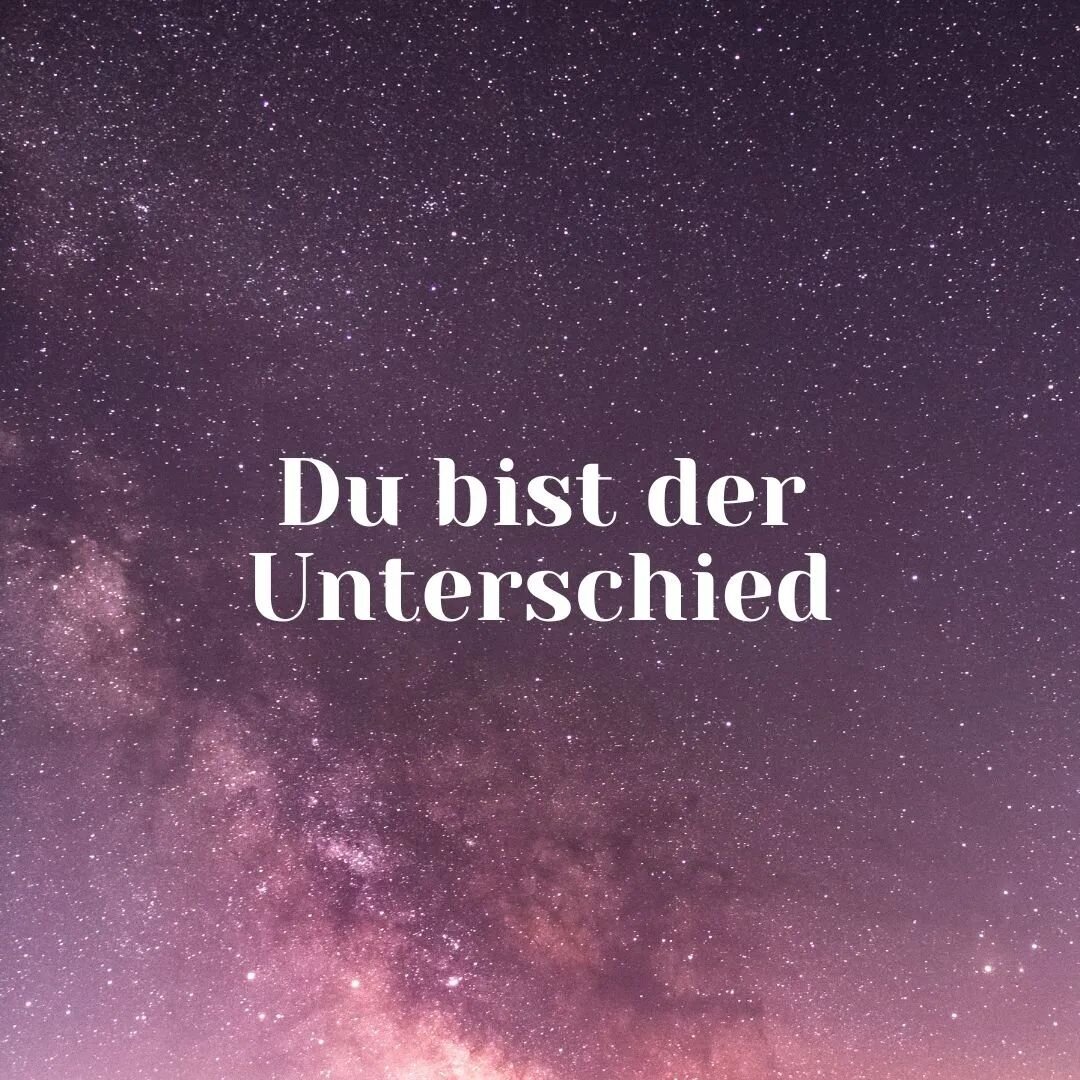 Wenn Du Du bist, bewirkst Du automatisch Ver&auml;nderung und Heilung. 🤯
Es ist nicht was Du tust, sondern das DU tust was Du tust, das den Unterschied macht.

Du ersehnst Dir aus tiefstem Herzen auf der Welt etwas zu bewirken?
Du fragst Dich was De