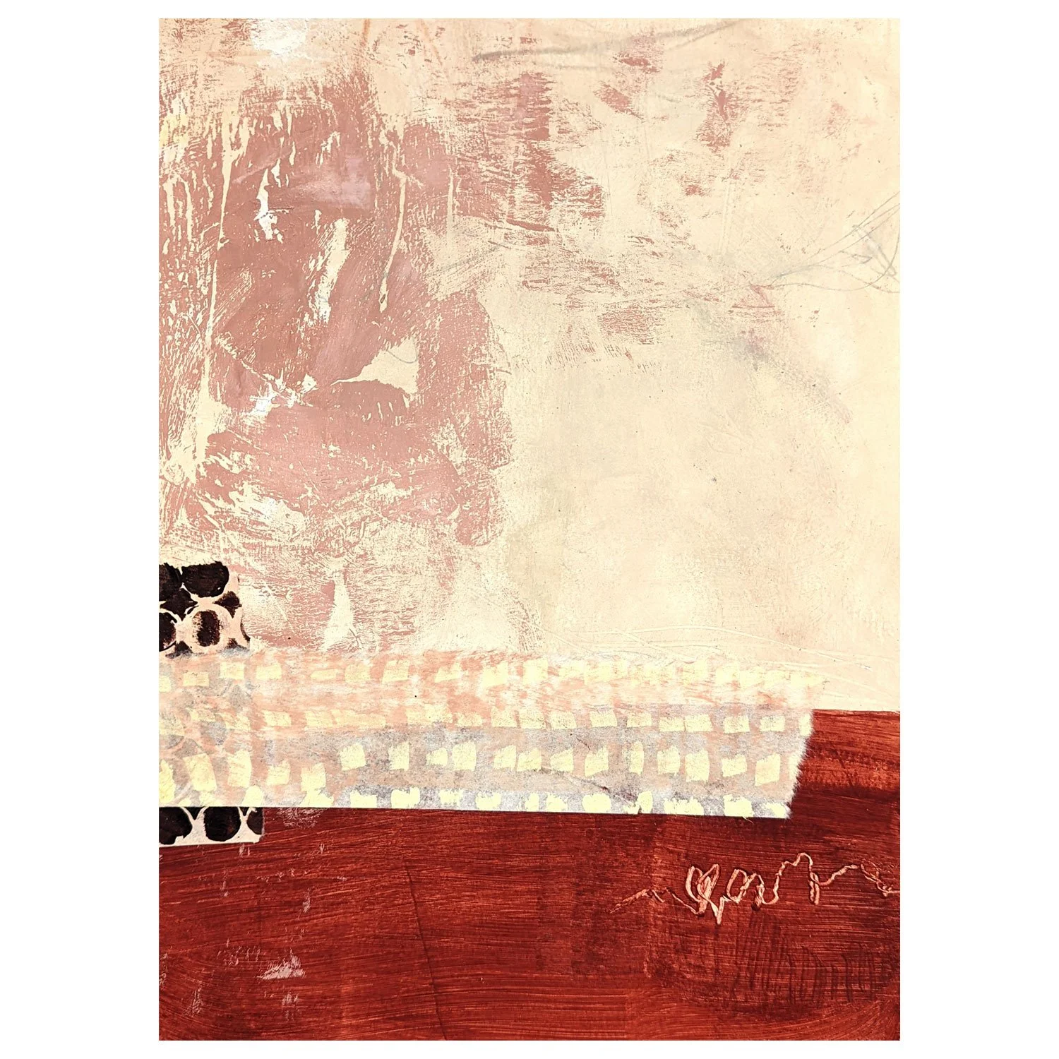 Rising light - abstract painting by Laurie Baars
