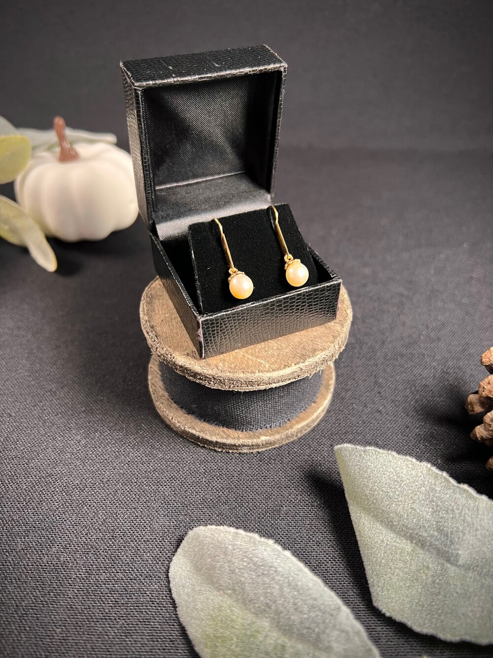 Mini Gold Tassel Earrings