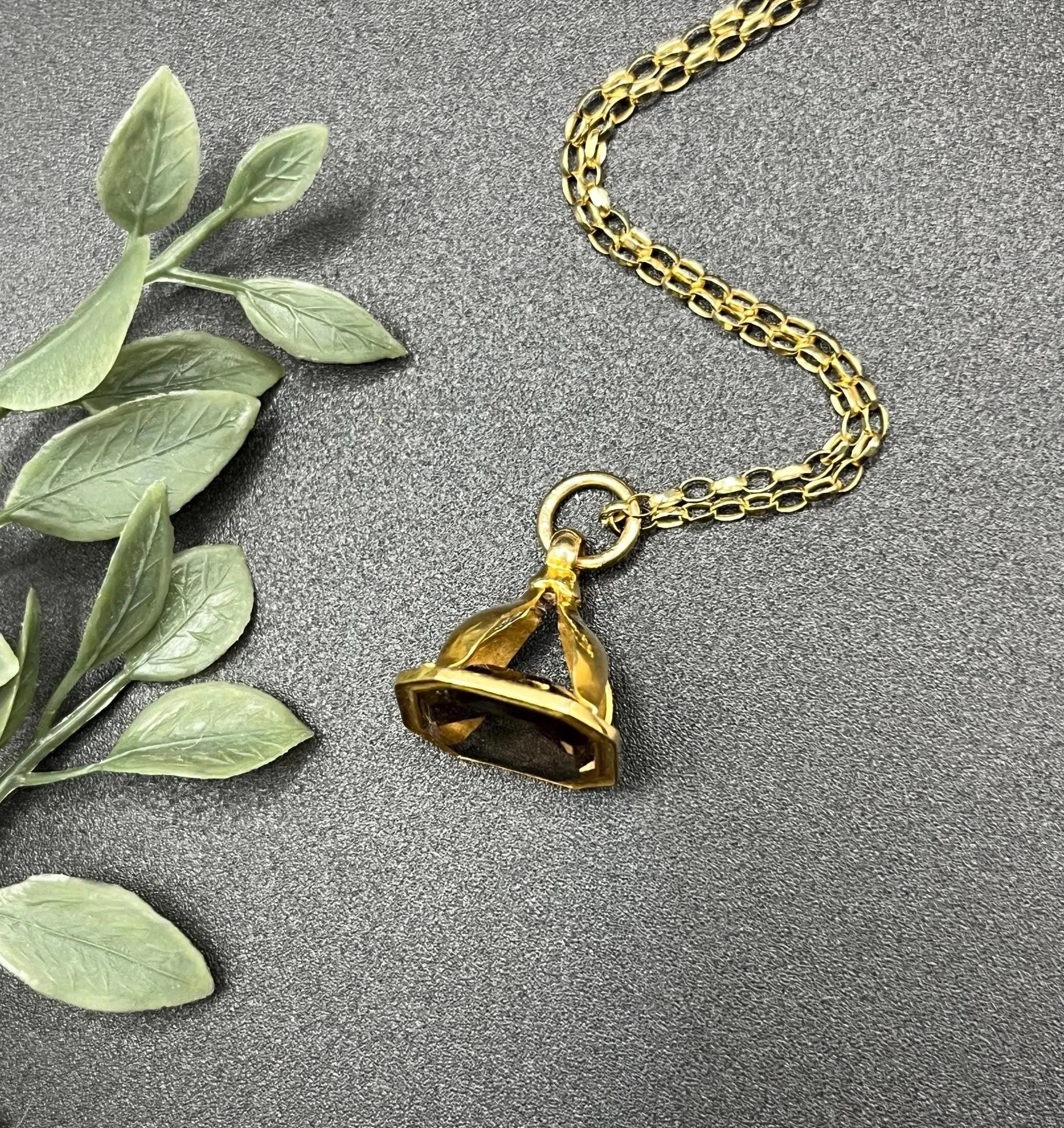 Antique 18ct Yellow Gold, Quartz Fob, Circa 1910