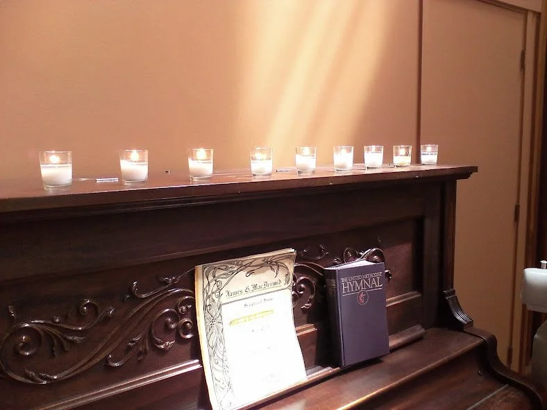 Fred With Asbury Candles.jpg
