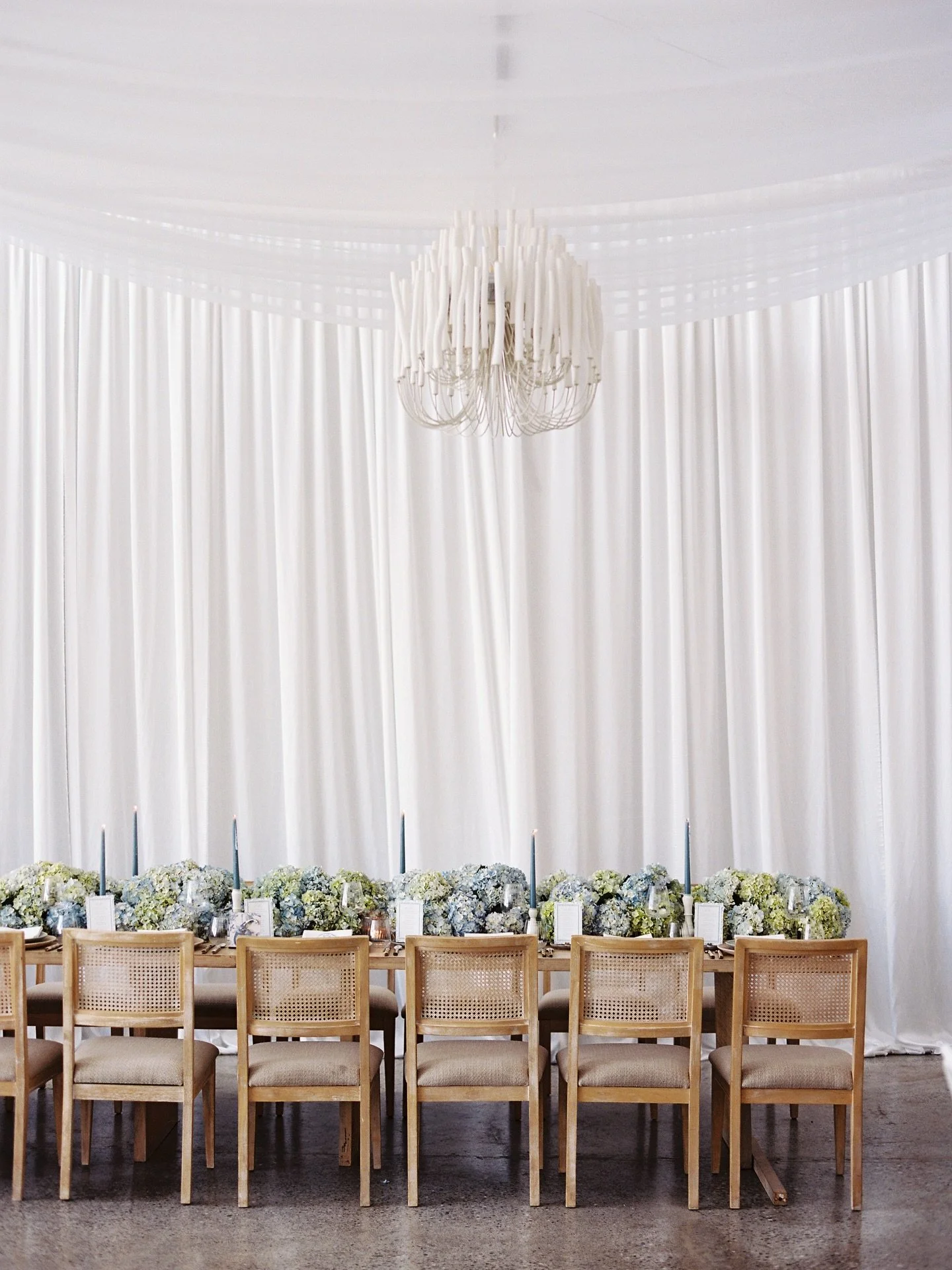 A wedding focused on pattern, color and overall sense of ease&hellip;which is saying a lot because there was nothing easy about turning an airplane hangar into a venue! But we love a transformation opportunity! Photos by @katiemangoldphoto with custo