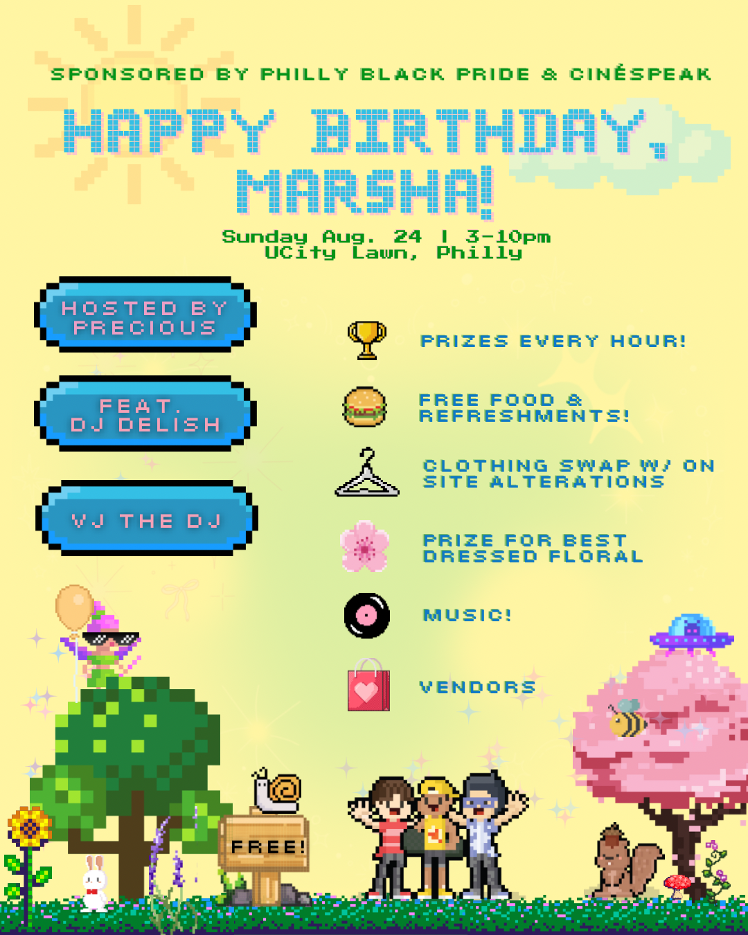 Happy birthday, Marsha! Pixel Flyer - 3.PNG