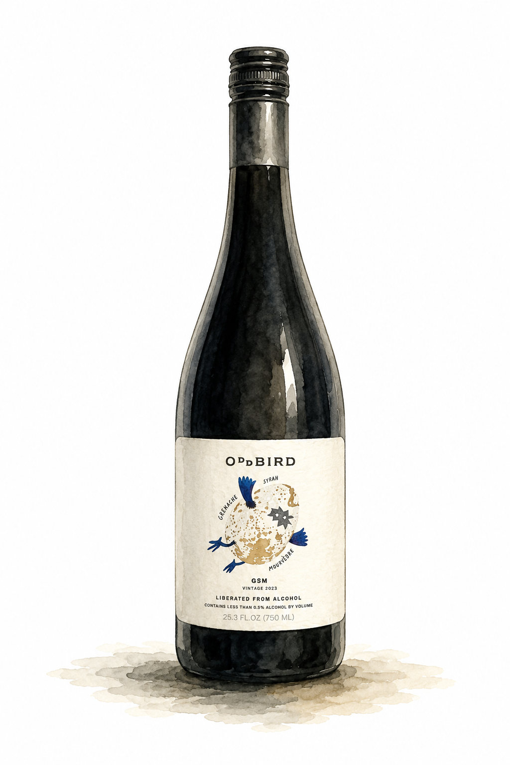 Oddbird Dealcoholized GSM Red Blend